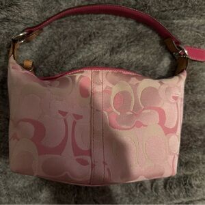 vintage pink coach bag